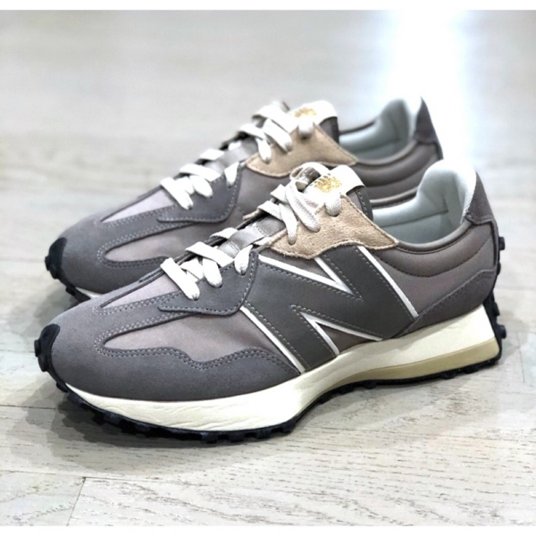 Giày New Balance 327 'Beige Brown' GS327GDY - Ảnh 4