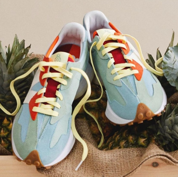 Giày New Balance Todd Snyder x 327 'Farmers Market Pack Pineapple' MS327TSB - Ảnh 2