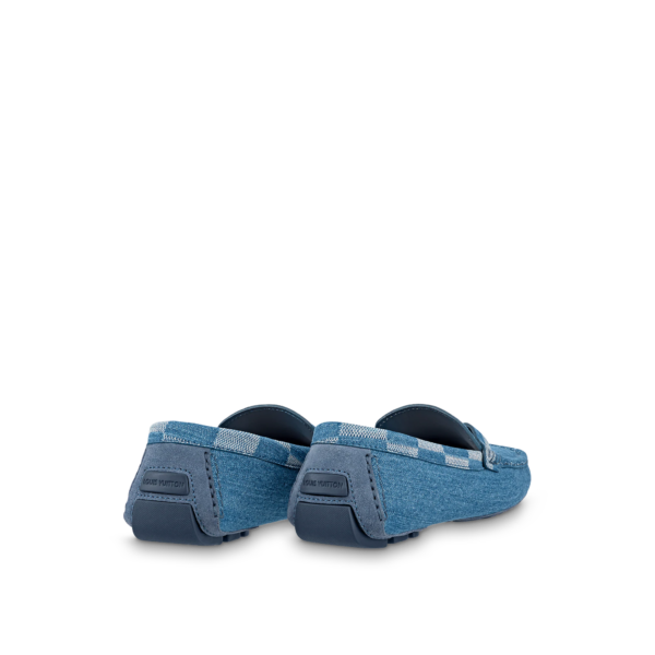 Giày Louis Vuitton Monte Carlo Moccasins 'Blue' 1A9YQL - Ảnh 5