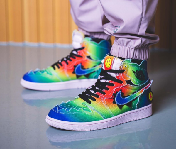 Giày Nike Air Jordan 1 Retro High 'J Balvin' DC3481-900 - Ảnh 4