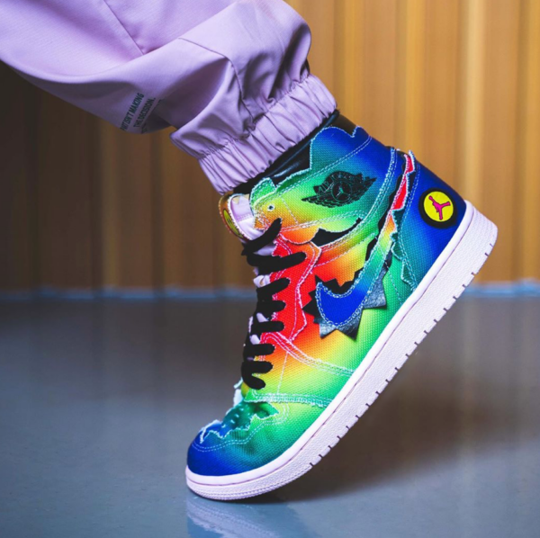 Giày Nike Air Jordan 1 Retro High 'J Balvin' DC3481-900 - Ảnh 3