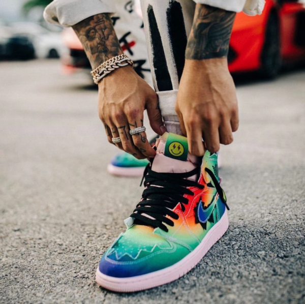 Giày Nike Air Jordan 1 Retro High 'J Balvin' DC3481-900 - Ảnh 5