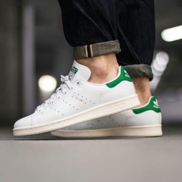 Giày Adidas Stan Smith OG Tumbled Leather S75074 - Ảnh 2