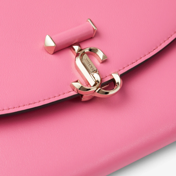 Túi Jimmy Choo Envelope Pouch 'Candy Pink' JCENVELOPEPOUCHPKJ112562 - Ảnh 3