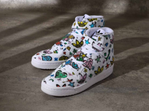 Alternative view of Giày Adidas Jeremy Scott Forum 84 High 'White Graffiti' HQ1128