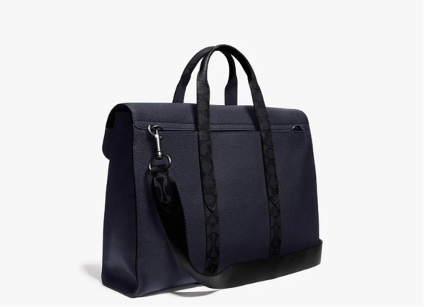 Túi Coach Metropolitan Portfolio Signature Canvas Blocking 76193 JIP2V - Ảnh 4