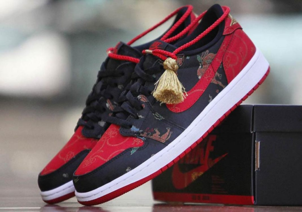 Giày Nike Air Jordan 1 Low OG 'Chinese New Year' DD2233-001 - Ảnh 4