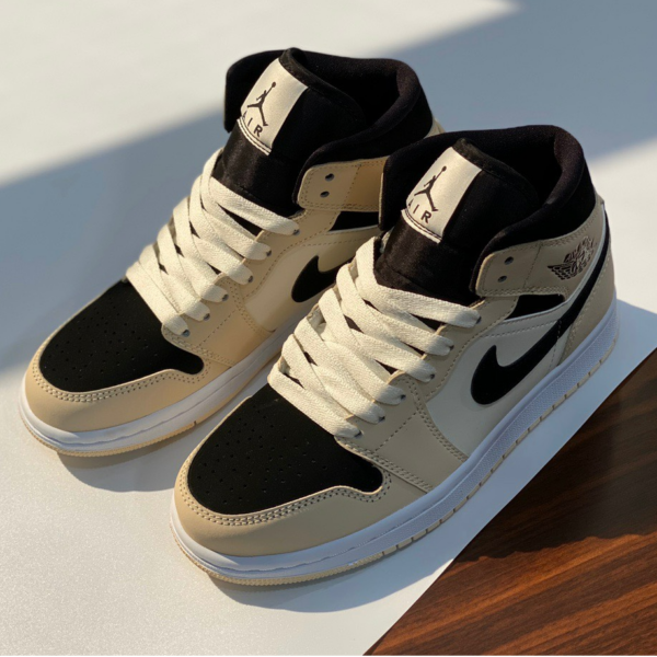 Giày Nike Air Jordan 1 Mid 'Barely Orange' (W) BQ6472-800 - Ảnh 7