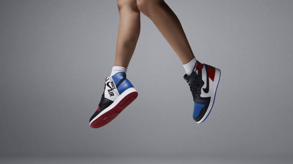 Giày Nike Wmns Air Jordan 1 Rebel XX 'Top 3' AT4151-001 - Ảnh 3