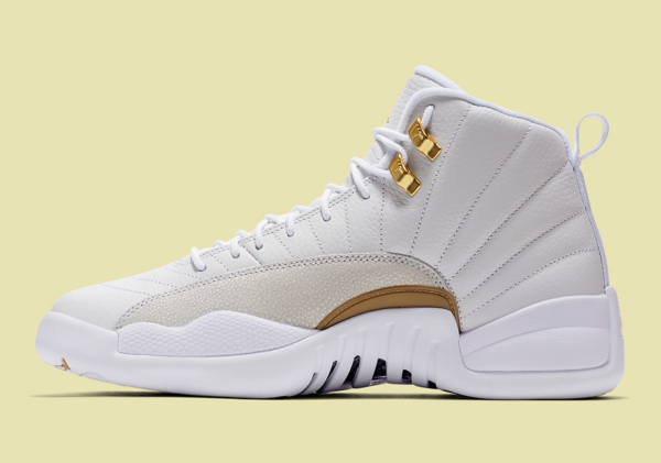 Giày Nike OVO x Air Jordan 12 Retro 'White' 873864-102 - Ảnh 4