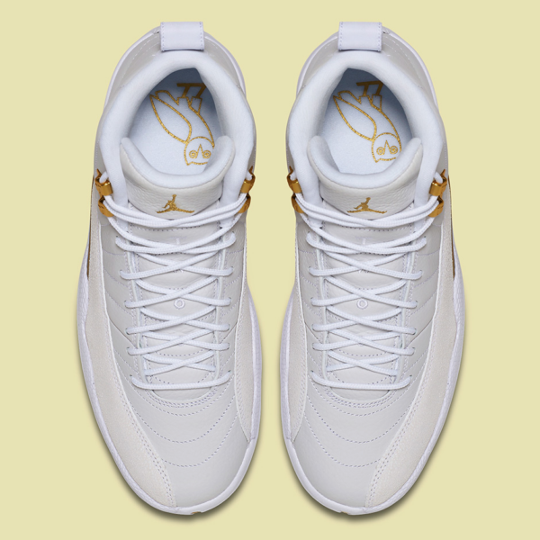 Giày Nike OVO x Air Jordan 12 Retro 'White' 873864-102 - Ảnh 2