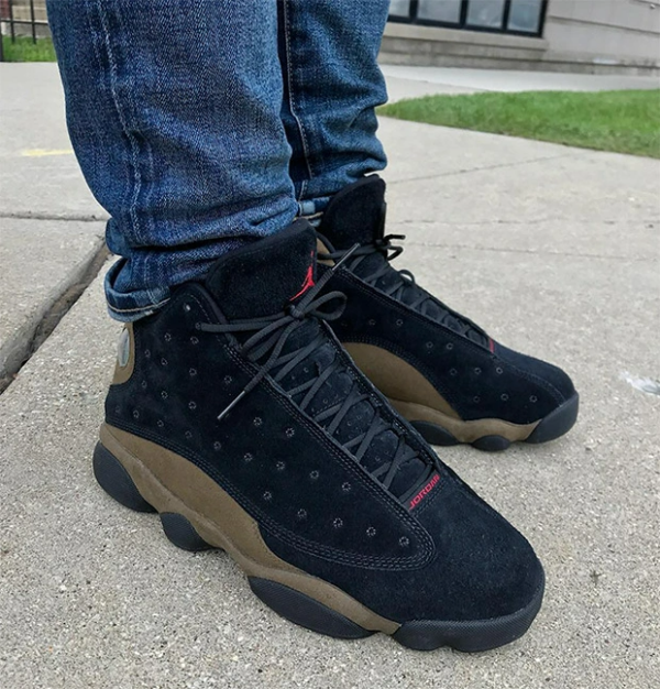 Giày Nike Air Jordan 13 Retro 'Olive' 414571-006 - Ảnh 2