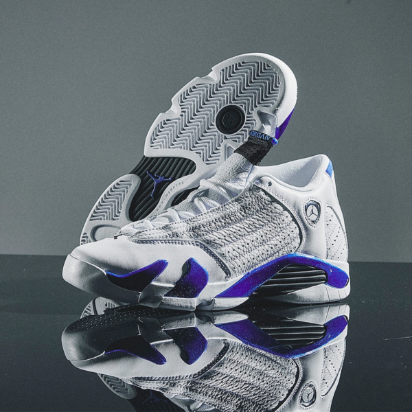 Giày Nike Air Jordan 14 Retro 'Hyper Royal' 487471-104 - Ảnh 3