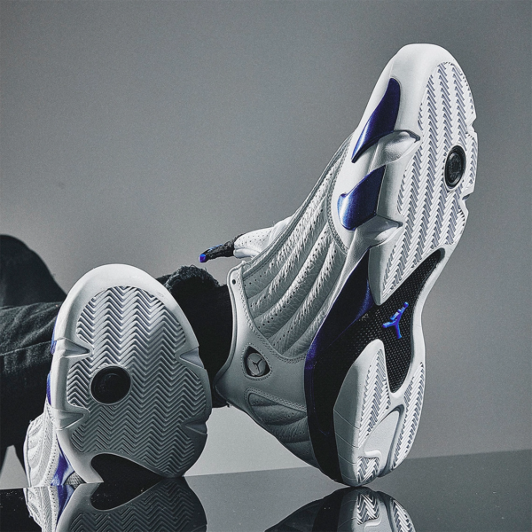 Giày Nike Air Jordan 14 Retro 'Hyper Royal' 487471-104 - Ảnh 2
