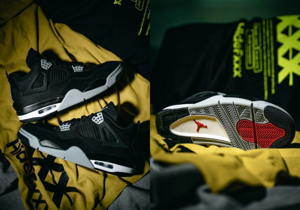 Giày Nike Jordan 4 Retro SE 'Black Light Steel' DH7138-006 - Ảnh 8