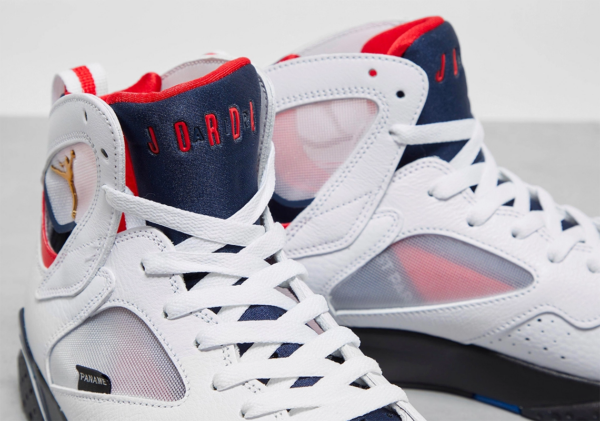 Giày Nike Paris Saint-Germain x Air Jordan 7 Retro 'Paname' CZ0789-105 - Ảnh 4