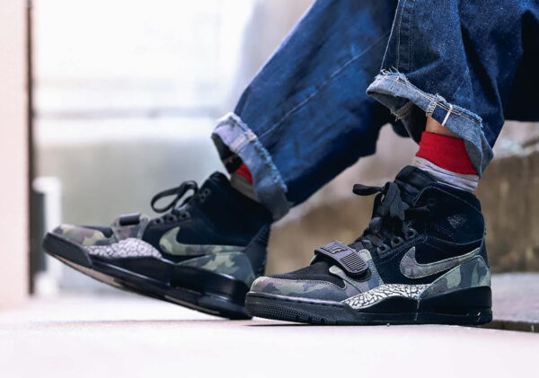 Giày Nike Jordan Legacy 312 'Black Camo Green' AV3922-003 - Ảnh 5
