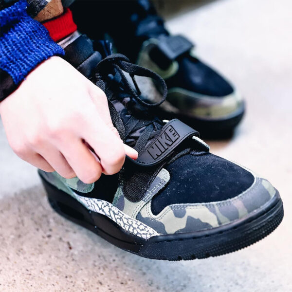 Giày Nike Jordan Legacy 312 'Black Camo Green' AV3922-003 - Ảnh 3