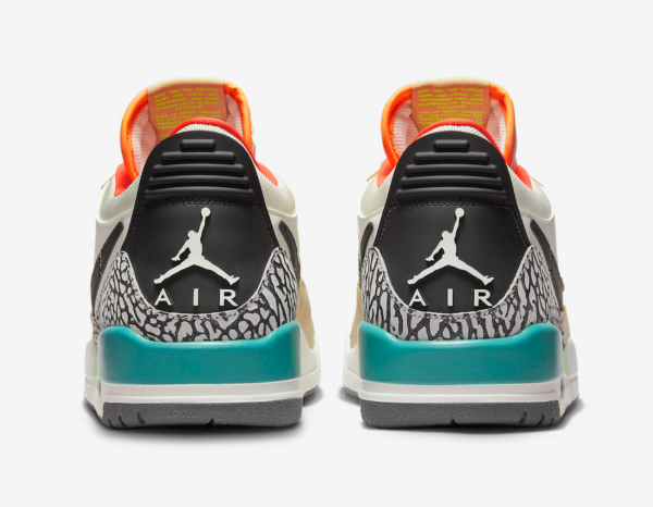 Giay Nike Air Jordan Legacy 312 Low 'White And Orange Green' DZ2762-101