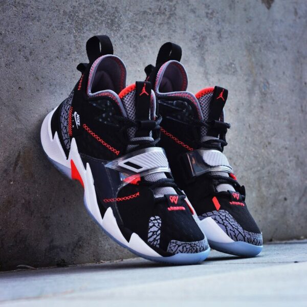 Giày Nike Jordan Why Not Zer0.3 'Black Cement' CD3003-006 - Ảnh 2