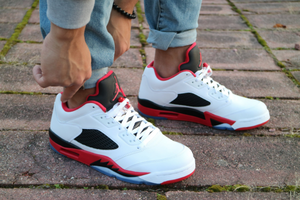 Giày Air Jordan 5 Low 'Fire Red' 2016 819171-101 - Ảnh 6