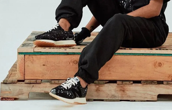 Giày New Balance Joshua Vides x 327 'Black Splatter' MS327JSV - Ảnh 4