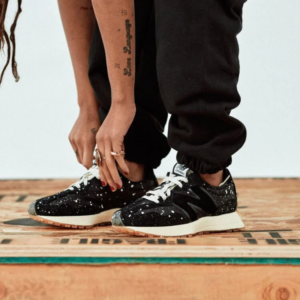 Alternative view of Giày New Balance Joshua Vides x 327 'Black Splatter' MS327JSV