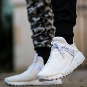 Alternative view of Giày Adidas Pharrell x NMD Human Race Trail 'Blank Canvas' AC7031