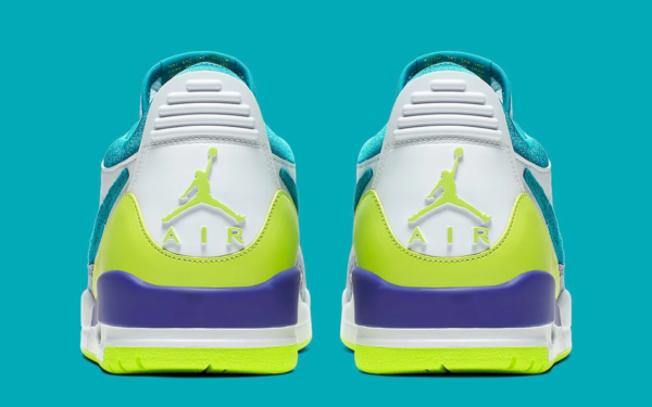 Giày Nike Just Don x Jordan Legacy 312 Low 'Neon Aquamarine' CD7069-103 - Ảnh 6
