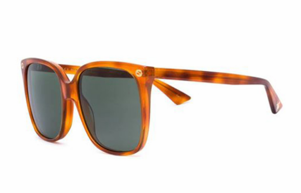 Kính Gucci Brown Acetate GG0022S002 - Ảnh 3