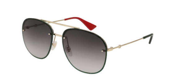 Kính Gucci Grey Gradient Aviator Ladies GG0227S-001 - Ảnh 3
