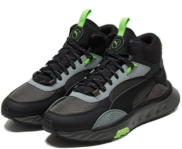 Giày Puma Wild Rider Mid WS 'Black Neon' 381598-01 - Ảnh 6