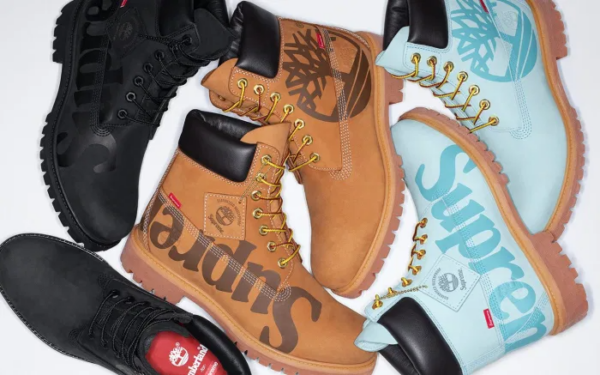 Giày Timberland Supreme x 6 Inch 'Big Logo Light Blue' - Ảnh 3