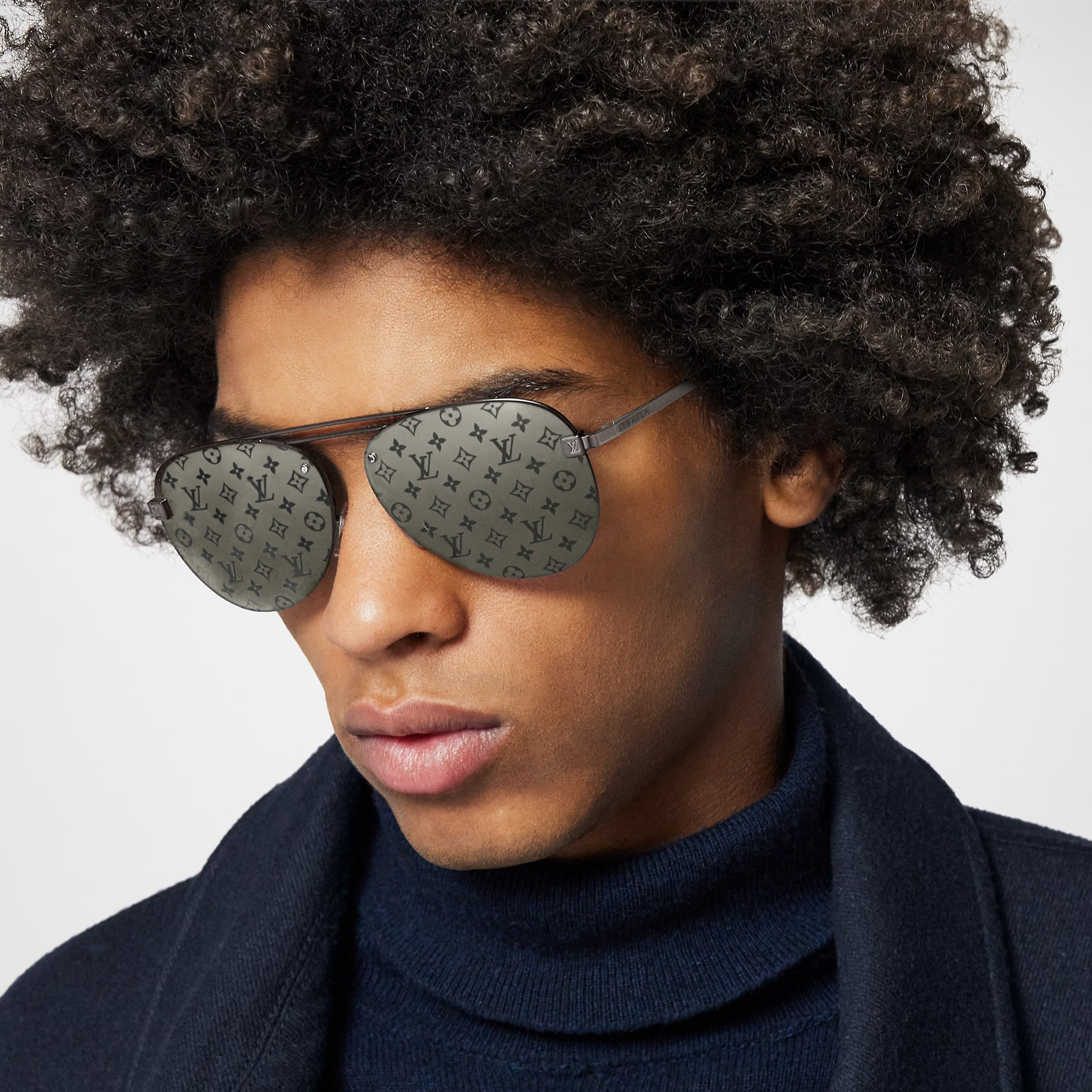 Kính Louis Vuitton Clockwise 'Dark Gun' Z1019E - Ảnh 4