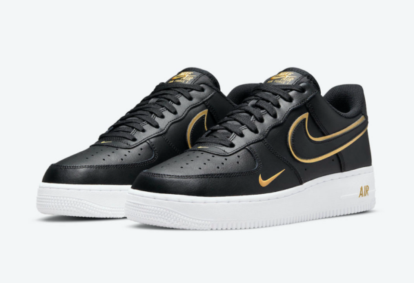 Giày Nike Air Force 1 '07 LV8 'Metallic Swoosh Pack Black' DA8481-001 - Ảnh 8