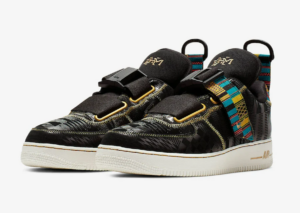 Alternative view of Giày Nike Air Force 1 Utility 'Black History Month' BV7783-001