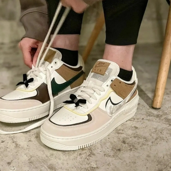 Giay Nike Air Force 1 Shadow ‘Black Bow’ FB1857-111