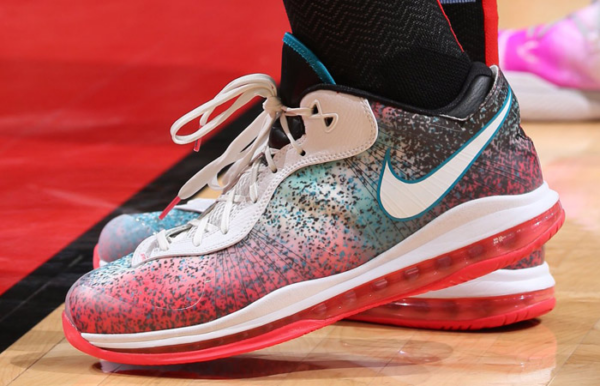 Giày Nike LeBron 8 V2 Low Retro 'Miami Night' 2021 DJ4436-100 - Ảnh 3