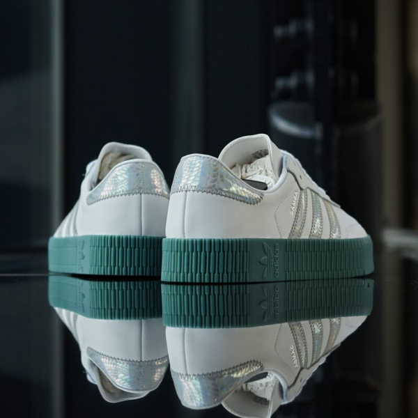 Giày Adidas Wmns Sambarose 'White Silver Green' FX6274 - Ảnh 2