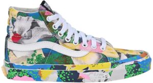 Giày Kenzo x Vans OG Sk8-Hi LX "Floral Yellow" VN0A4BVB01H