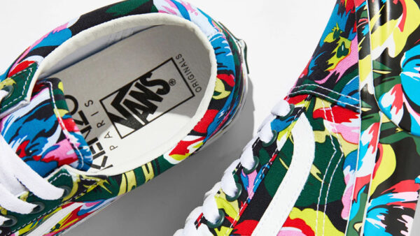 Giày Kenzo x Vans OG Old Skool LX "Floral Green" VN0A4P3X02H - Ảnh 5