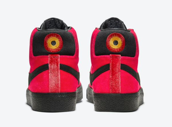 Giày Nike Kevin Bradley x Zoom Blazer Mid ISO SB 'Hell' CD2569-600 - Ảnh 7