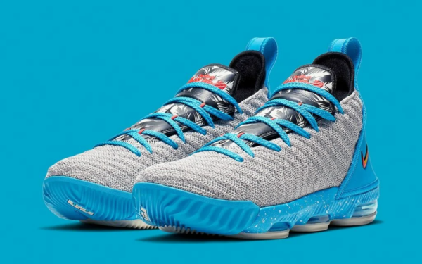 Giày Nike LeBron 16 GS 'South Beach' AQ2465-076 - Ảnh 5