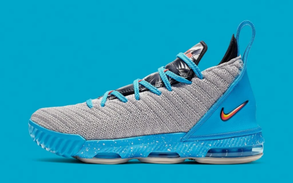 Giày Nike LeBron 16 GS 'South Beach' AQ2465-076 - Ảnh 3