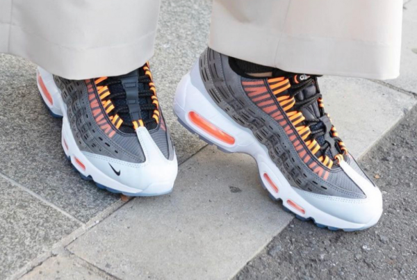 Giày Nike Kim Jones x Air Max 95 'Total Orange'  DD1871-001 - Ảnh 4