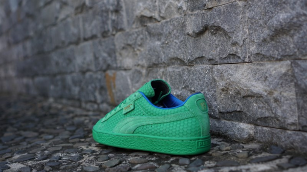 Giày Puma Suede Archive AOP Green 367337-02 - Ảnh 2