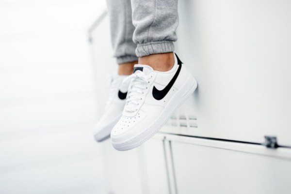 Giày Nike Air Force 1 Low White Black (2020) CJ0952-100 - Ảnh 6