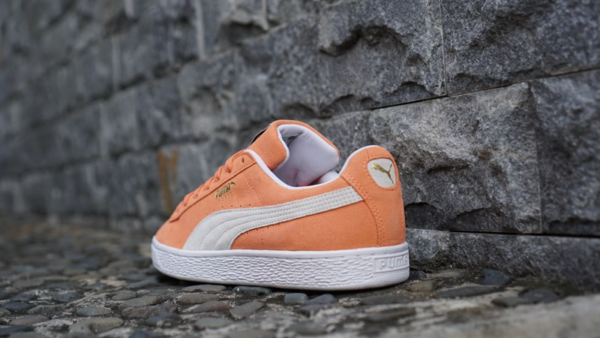 Giày Puma Suede Orange White 365073-15 - Ảnh 5