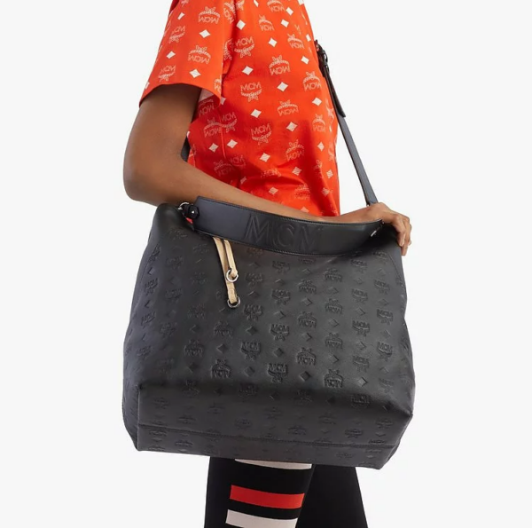 Túi MCM Klara Hobo in Monogram Leather MWH9SKM75BK001 - Ảnh 6