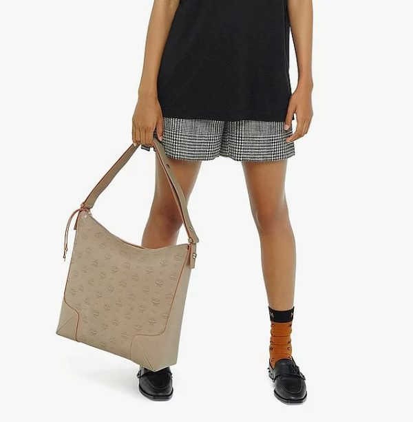 Túi MCM Klara Hobo in Monogram Leather MWHBSKM03NV001 - Ảnh 4